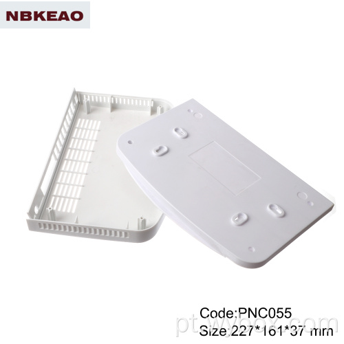 Invólucro de roteador wi-fi IP54 caixa de junção de montagem em superfície invólucros plásticos eletrônicos invólucros abs para fabricação de roteador PNC055